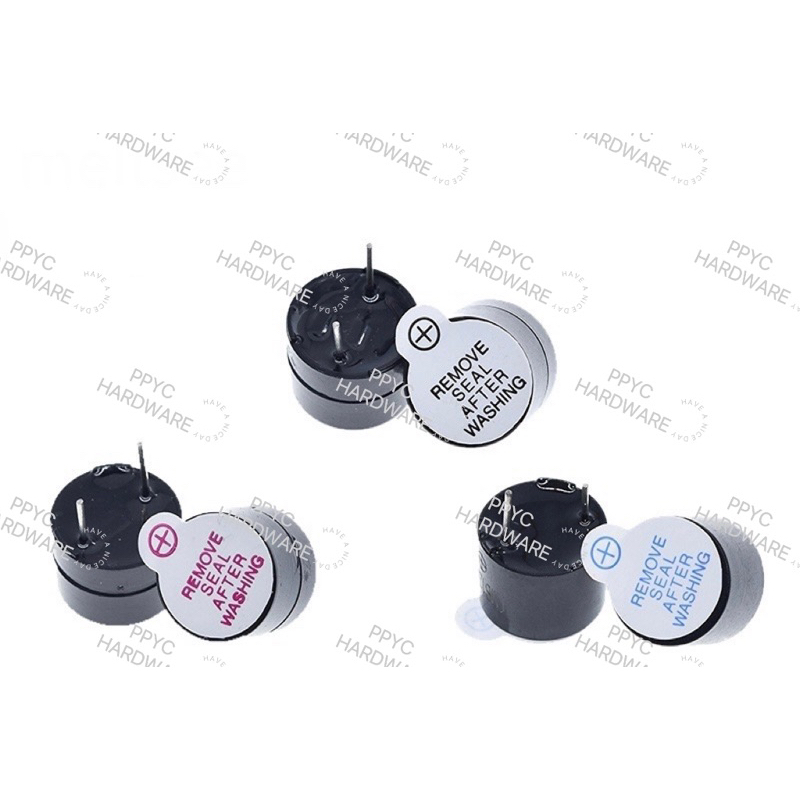 3V 5V 12V Active Buzzer Magnetic Long Continous Beep Tone 12*9.5mm ...