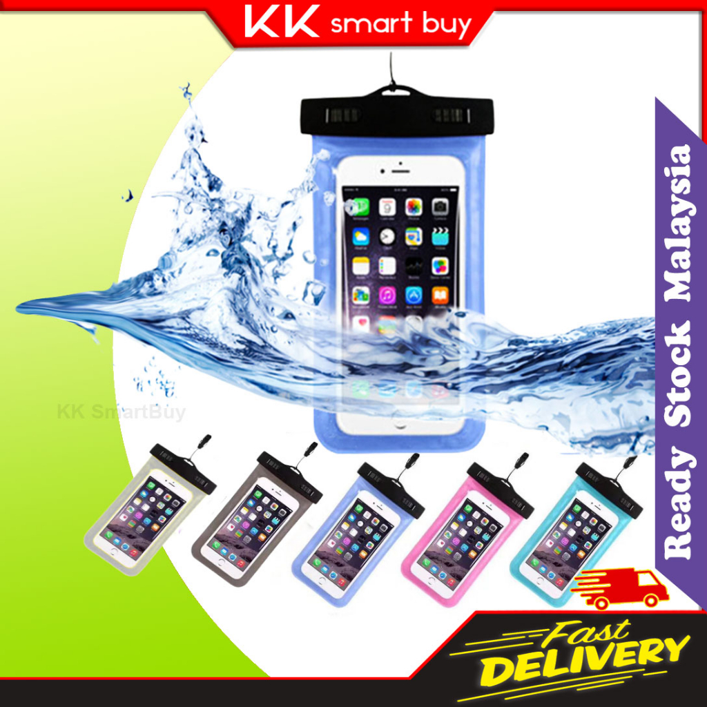 Waterproof Case phone Pouch Mobile Handphone Fon Dry Bag Touch Screen ...