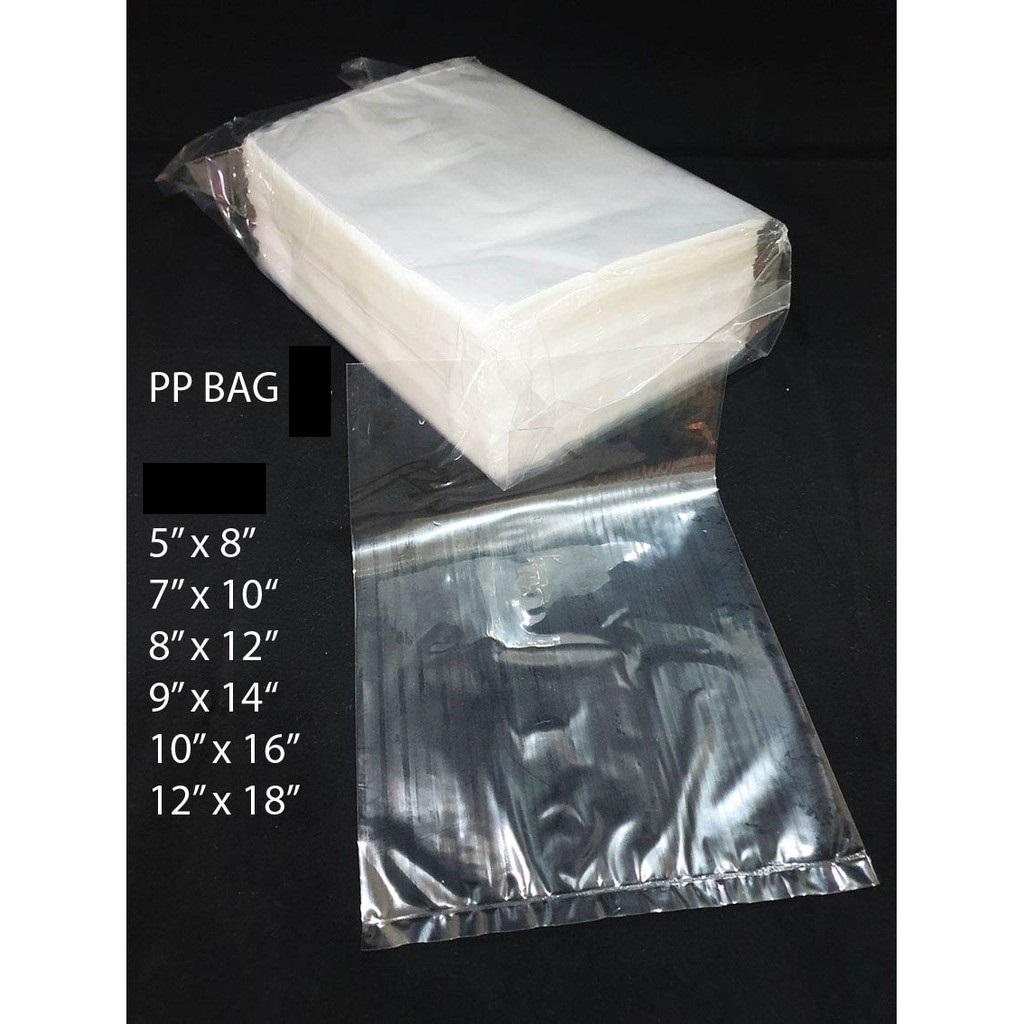 PP clear plastic Bag / packing bag 03,04 or 08 all size in inches- 2kg ...