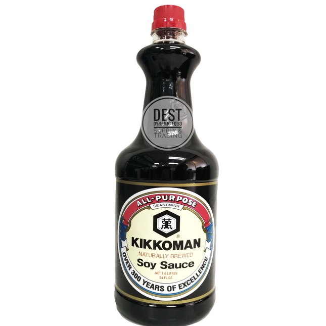 Kikkoman Naturally Brewed Soy Sauce 1.6L Japanese Shoyu | Shopee Malaysia