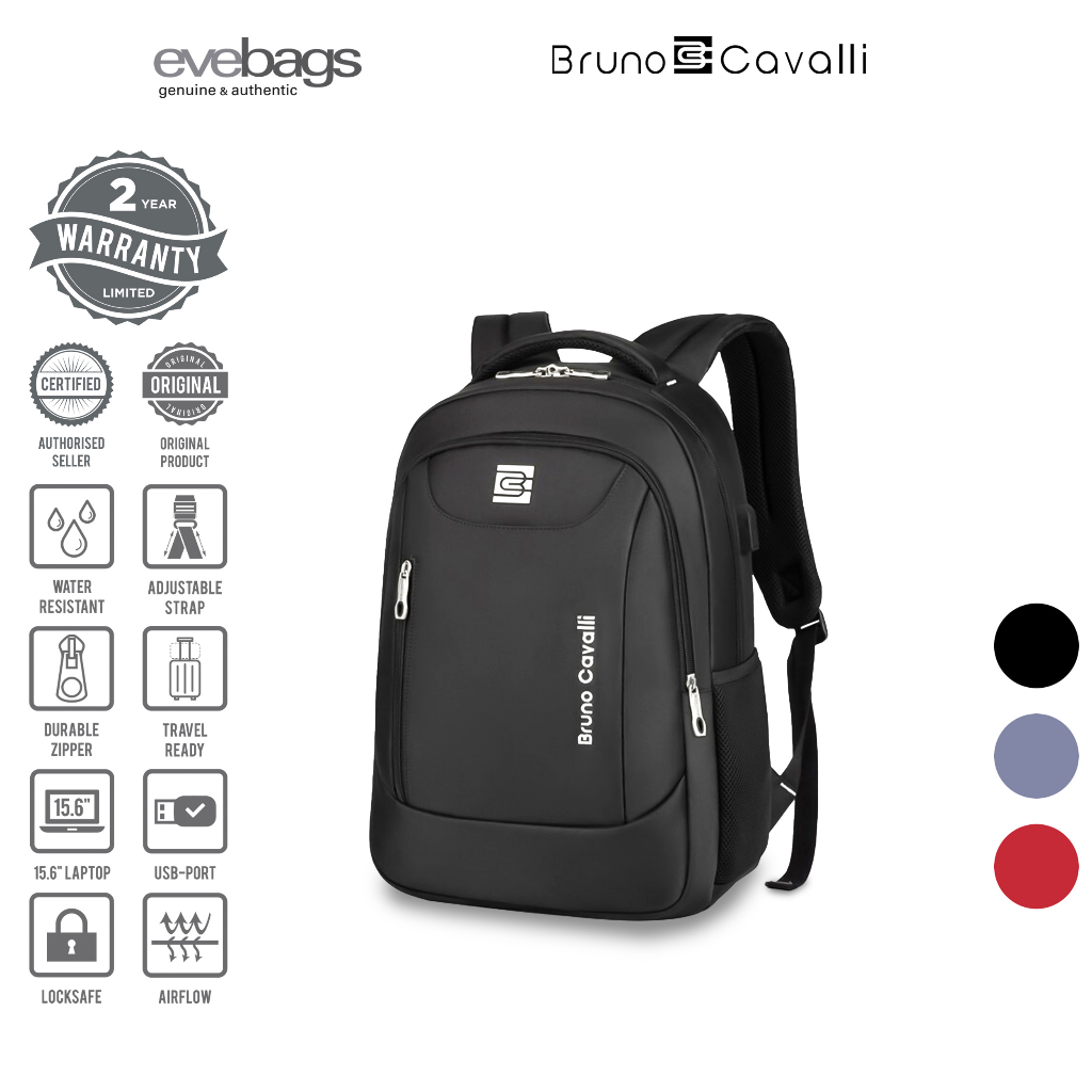 bruno cavalli laptop backpack