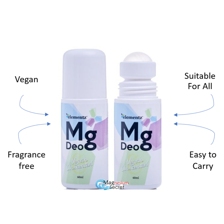 Elementz Magnesium Deo ( 60mls Roll On Deodorant ) Shopee Malaysia
