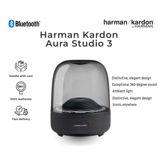 Harman Kardon Aura Studio 4 Wireless Bluetooth Speaker 360 Room