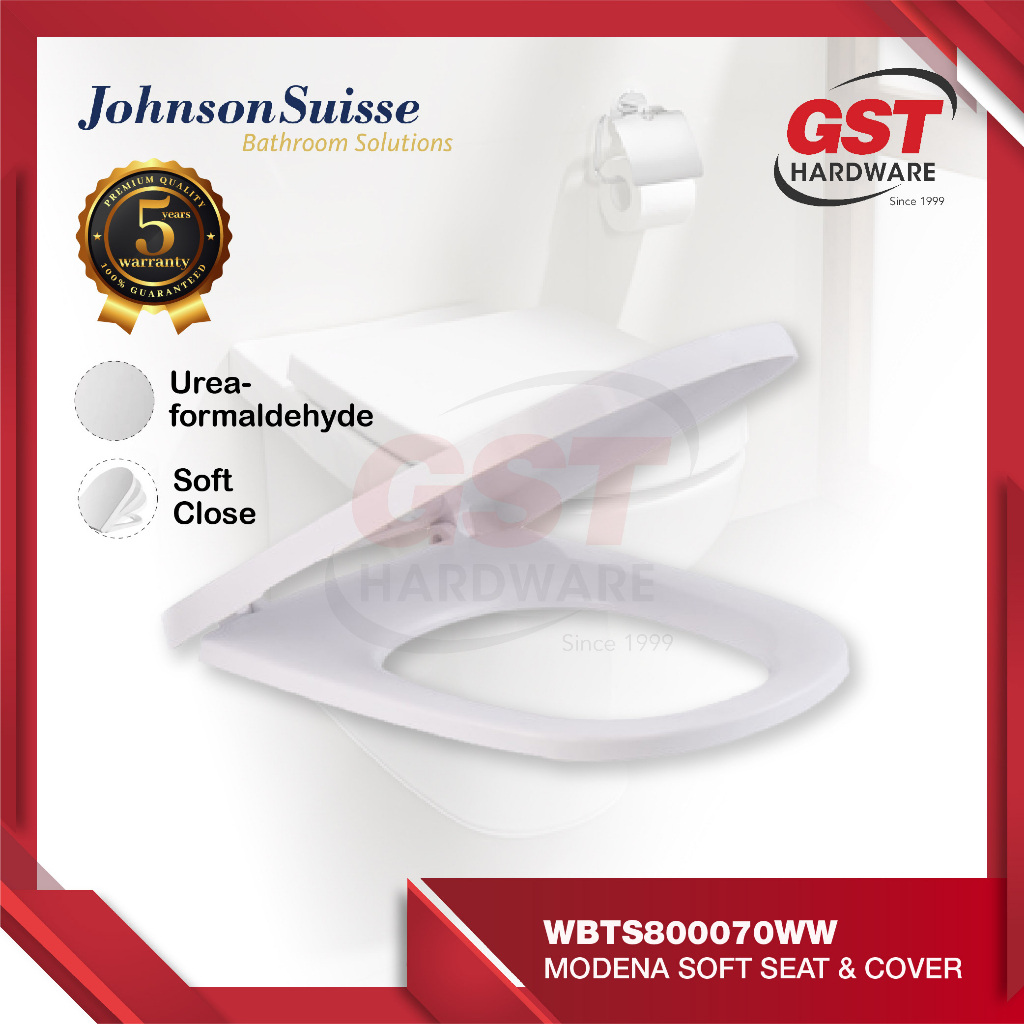 🔥 Johnson Suisse Toilet Seat Cover Soft Close Jamban Duduk Toilet Bowl Cover 馬桶蓋 马桶盖 Johnson
