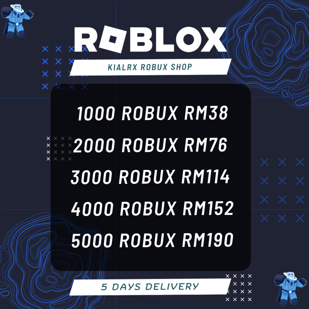 Free Robux - Prices And Promotions - Aug 2023 | Shopee Malaysia