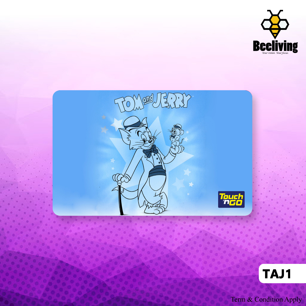 Tom And Jerry ( SERIES 1 ) - Touch n Go Card Sticker Cover (Waterproof ...