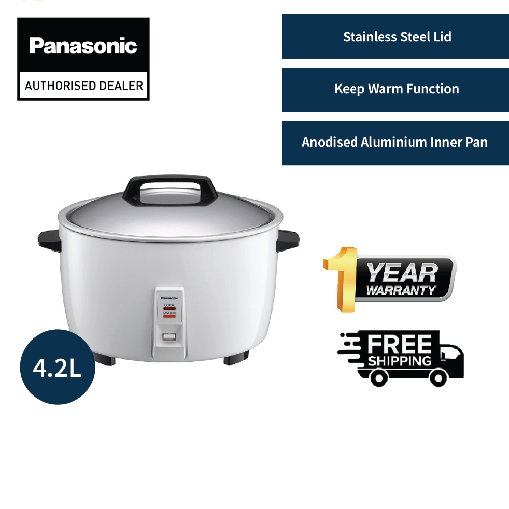 Panasonic Rice Cooker Keep Warm (4.2L) SRGA421WSKN Shopee Malaysia