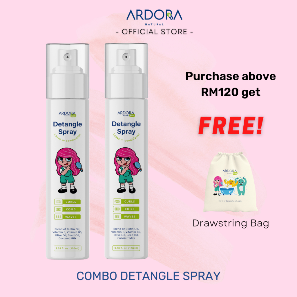 Ardora Combo Detangle Spray Shopee Malaysia