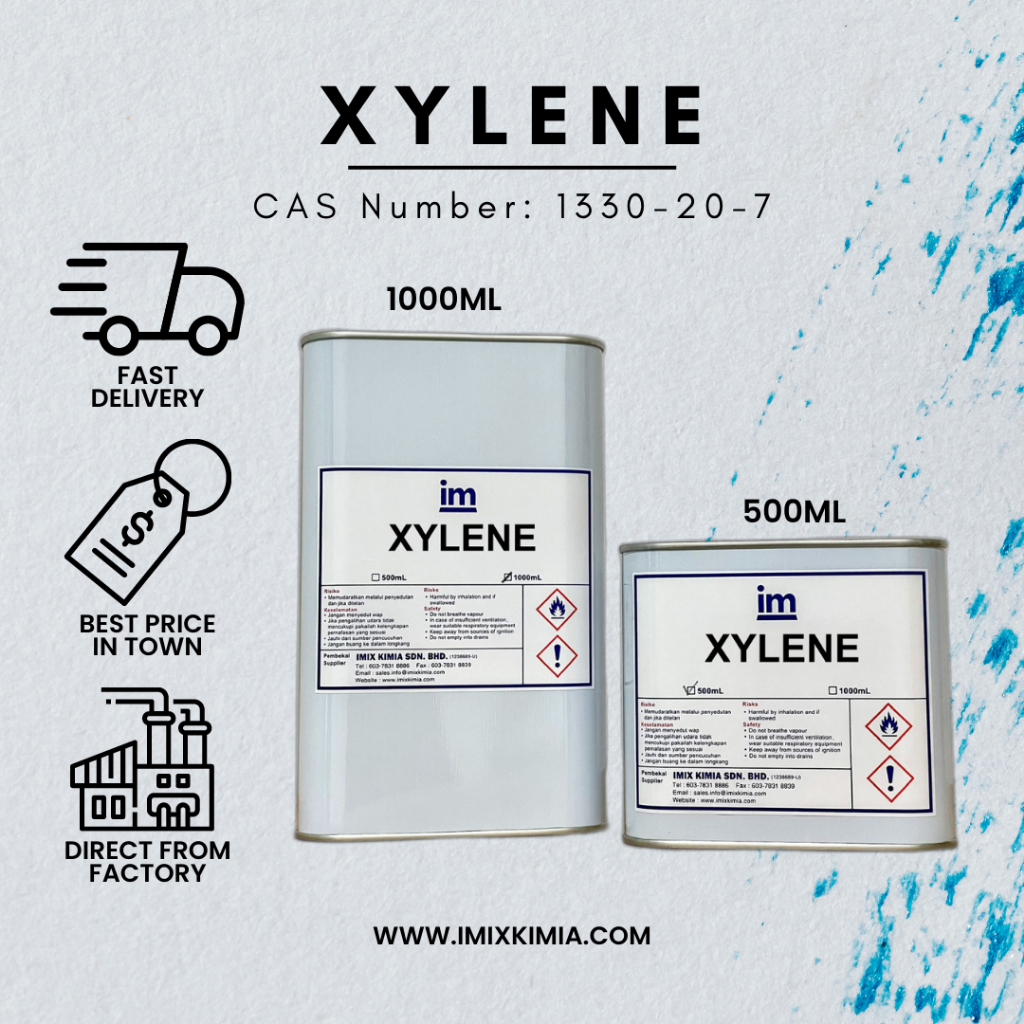 Xylene / Dimethylbenzene / 二甲苯 - 500ml / 1000ml | Shopee Malaysia