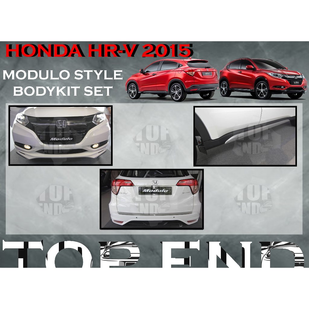 HONDA HRV 20152018 MDL FULL SET BODYKIT MDL BUMPER SKIRT LIP CAR BODY