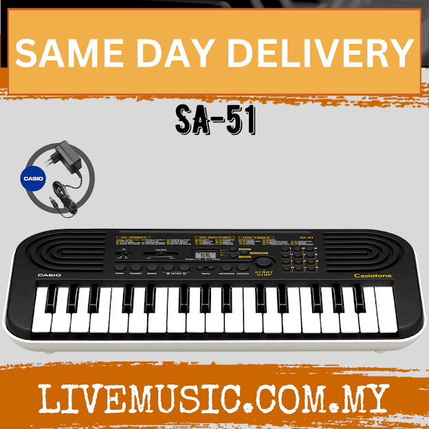 Casio SA-51 32-Keys Mini Keyboard ( SA51 / SA 51 ) | Shopee Malaysia