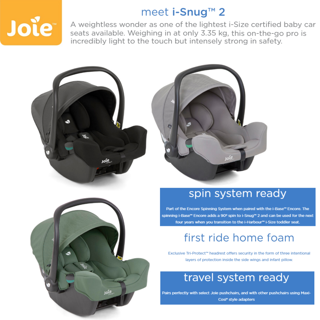 Joie I-Snug Infant Carrier Car Seat Shopee Malaysia