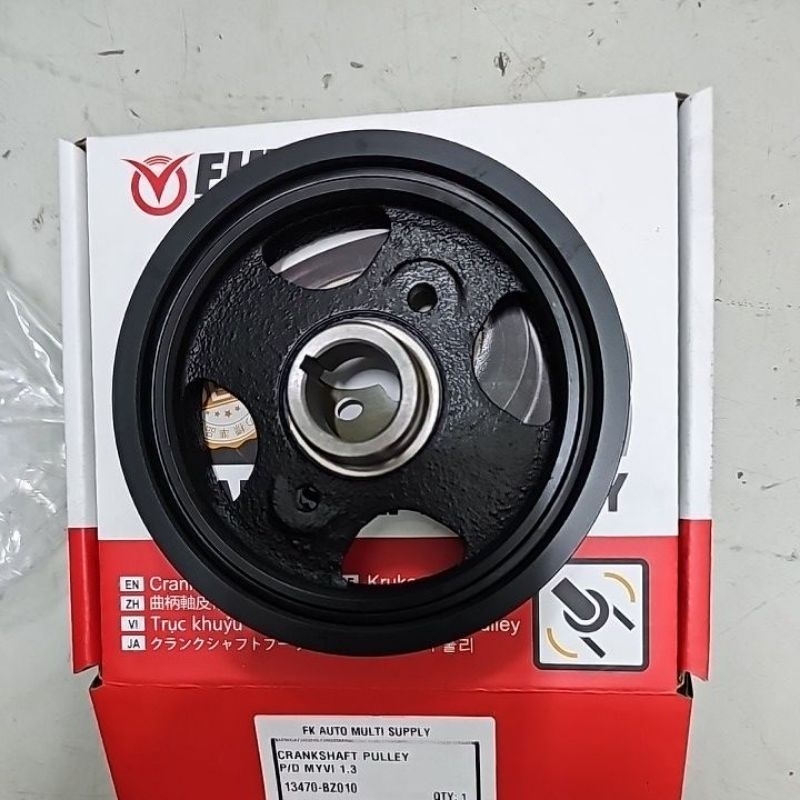 13470-BZ010 MYVI 1.3 AVANZA 1.3 KEMBARA DVVT CRANK SHAFT PULLEY WITH ...