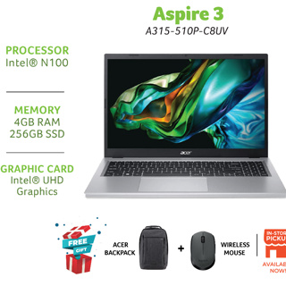 Acer Aspire 3 A315 53 Laptop 15.6 Screen Intel Core i3 4GB
