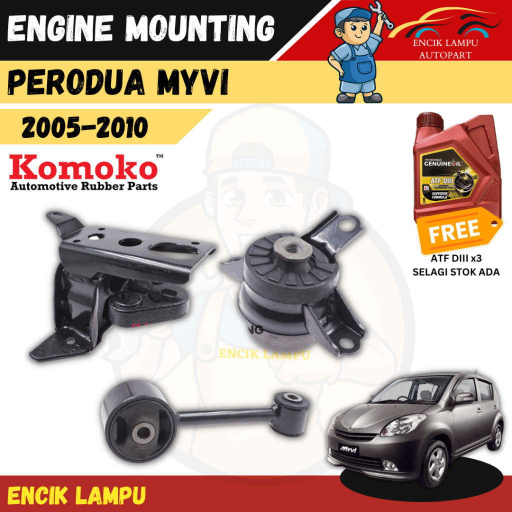 Engine Mounting PERODUA MYVI KOMOKO Engine Mounting Myvi Lama | Shopee ...