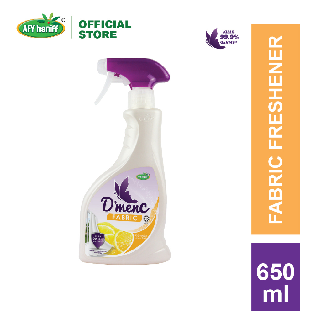 Afy Haniff D'menc® Fabric Freshener Spray With Antibac 99.9% 650ml ...