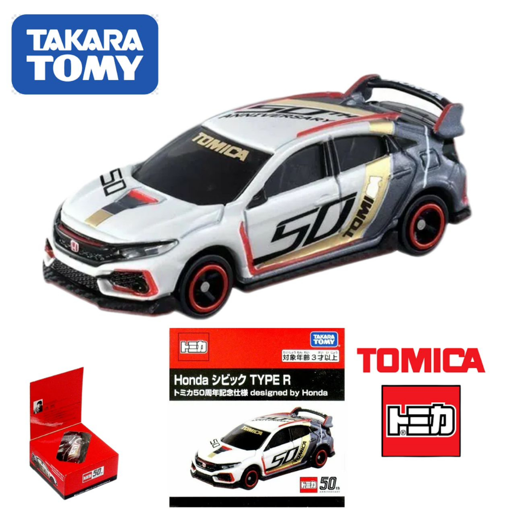 【READY STOCK】1/61 Honda Civic Type R Tomica 50th Anniversary Takara ...