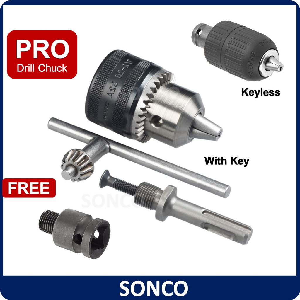 1.5 13mm SDS Drill Chuck Head Set 20UNF Drill Chuck Adapter Conversion Impact Wrench SDS