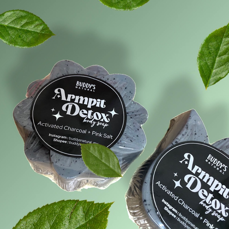 ARMPIT Detox Scrub Sabun Ketiak Wangi with Charcoal and Himalayan Salt