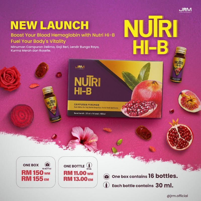 Nutri Hi B JRM By Bonda Rozita Ibrahim | Shopee Malaysia