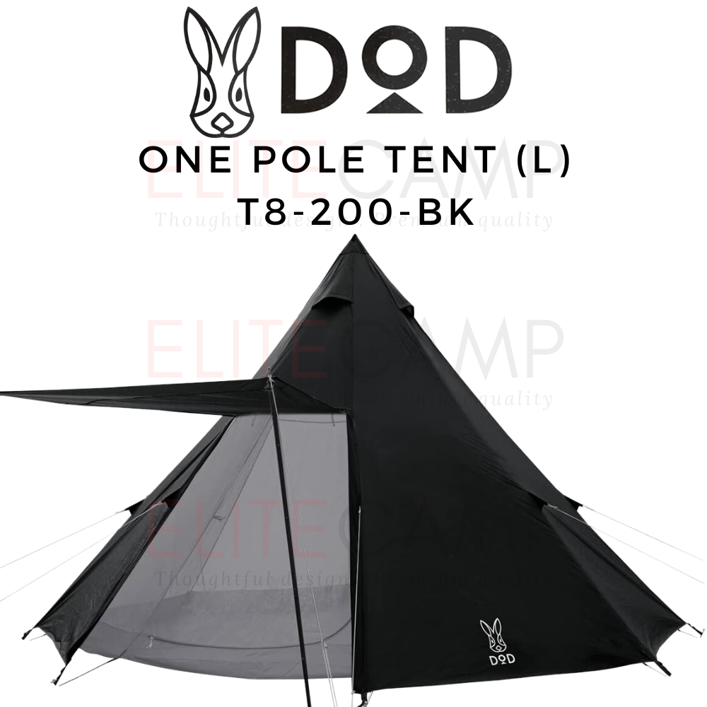 DOD One Pole Tent Large 8 people T8-200-BK T8-200-TN Camping