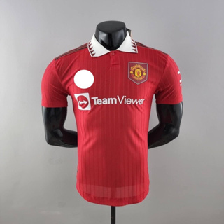 Mostly J&T) 23/24 Manchester United Jersey 22 23 24 Home Away Third Player  & Fan Issue Man Utd Jersey Baju MU 2023 2024