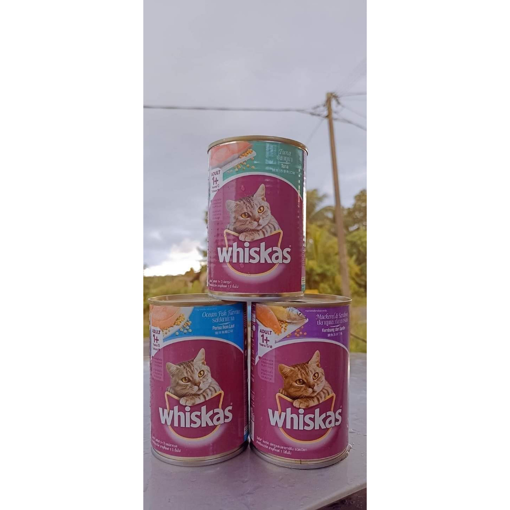 Whiskas Cat Wet Food 400g ( 12 TIN ) Shopee Malaysia