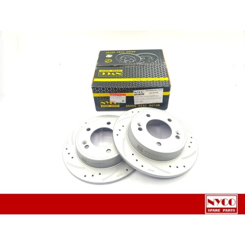 HYUNDAI ELANTRA MD CERATO K3 262MM DISC ROTOR REAR SETS NY-04-SD1085-P+ ...