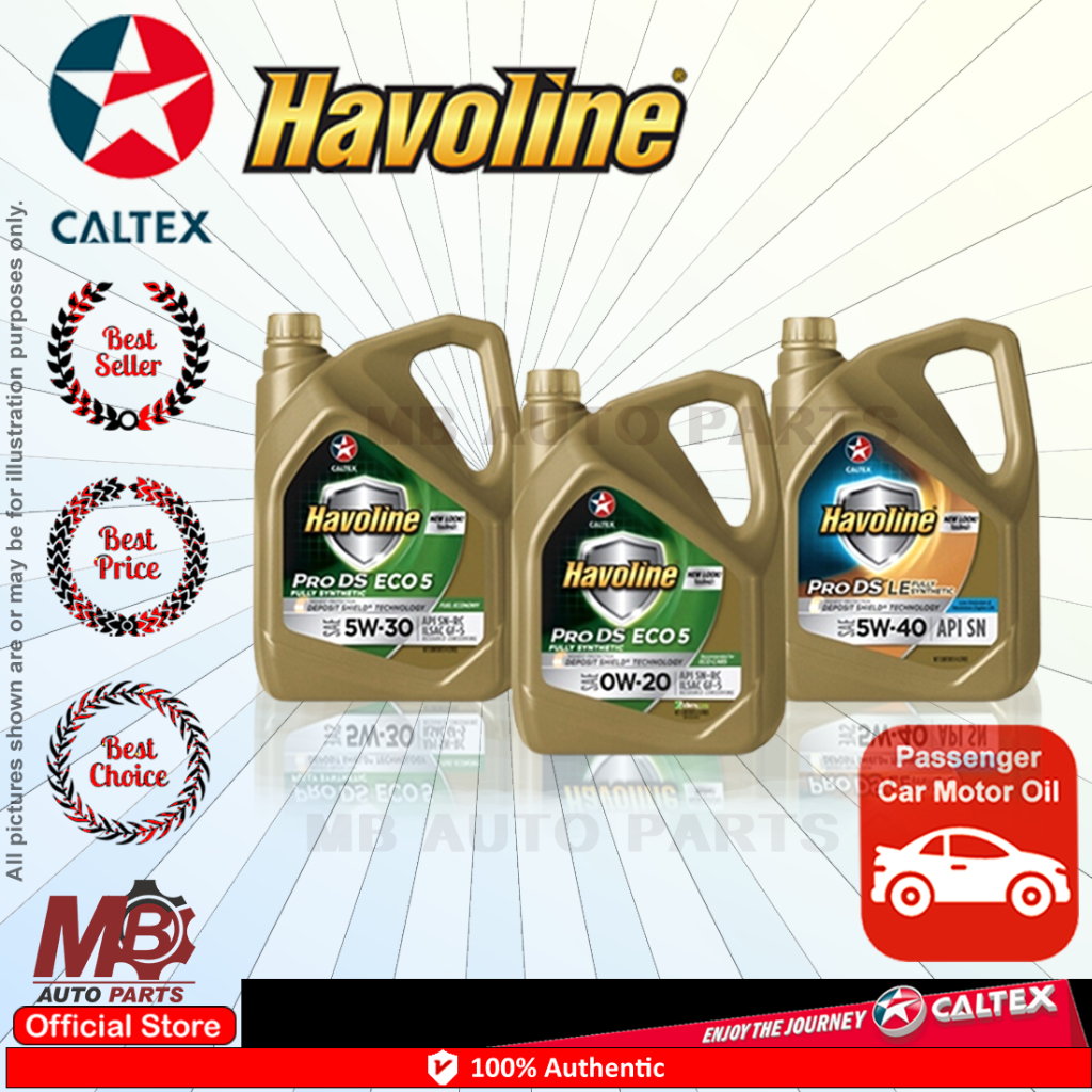 Caltex Havoline® ProDS Fully Synthetic 0W20 / 5W30 / 5W40 / 10W50