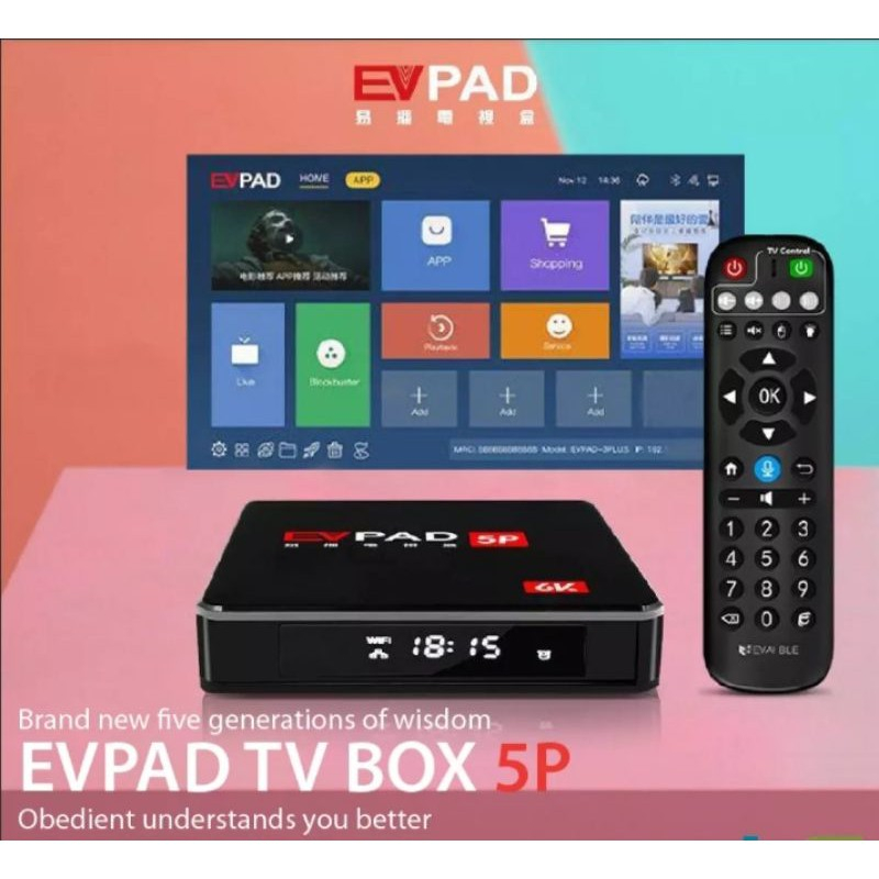 【Evpad】🔥5X 6P 10P🔥 TNG Rebate Now⚡️ Android TV Box 安卓电视盒🌐 100% Original  原装🥇 Lifetime Service