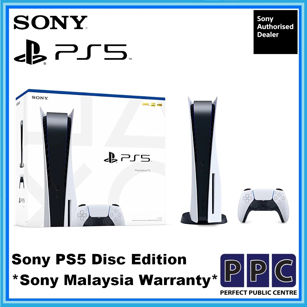 Sony Playstation 5 PS5 Disc Edition 825GB (Sony Malaysia Warranty ...