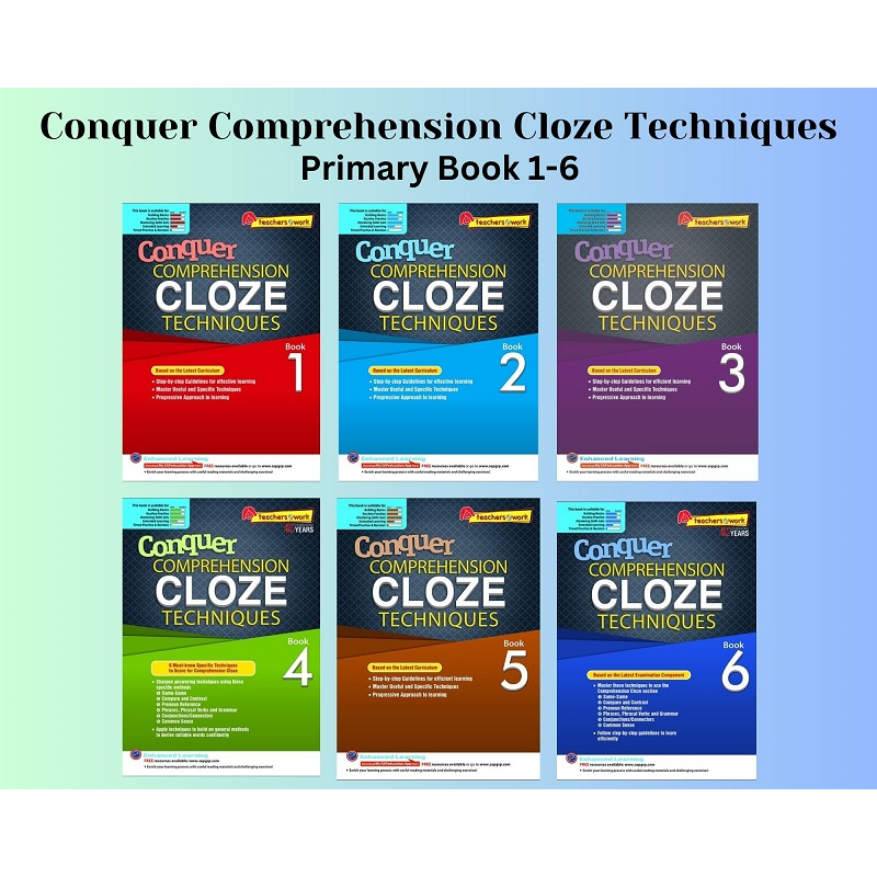 Singapore Syllabus (SAP) - Conquer Comprehension Cloze Techniques Book ...