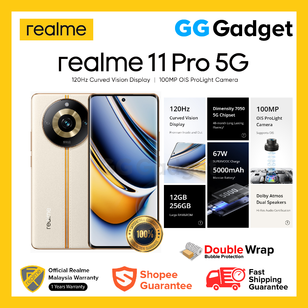 realme 11 Pro 5G (Sunrise Beige, 8GB RAM, 256GB Storage), 120 Hz Curved  Display, 100MP Prolight Camera, 7050 5G Dimensity, 67W SUPERVOOC, 12GB  Dynamic RAM