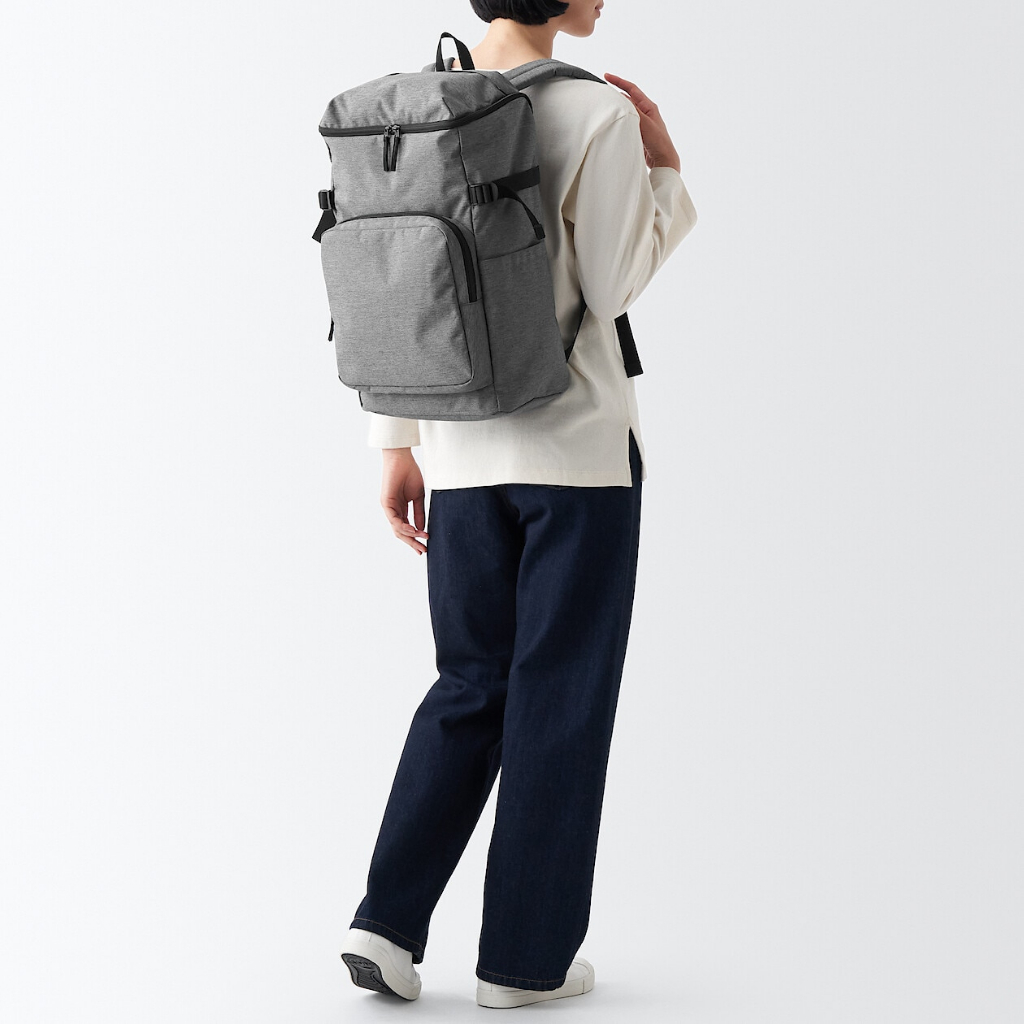 MUJI Less Tiring Water Repellent Toploader Backpack | Shopee Malaysia
