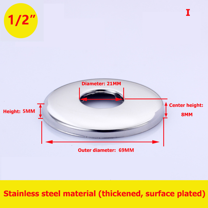 [Ready Stock] Stainless Steel Water Pipe Covers Angle Valve Tube