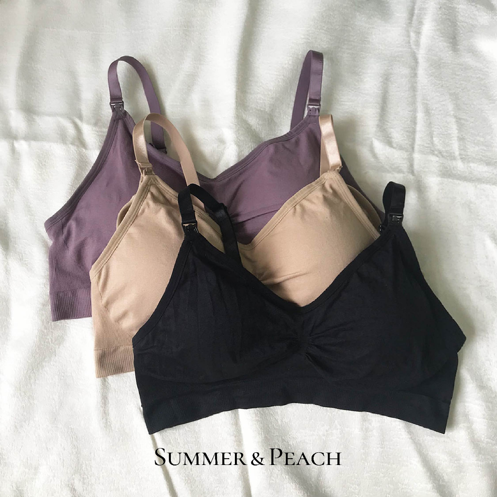 Summer & Peach Zoe Plus Size Nursing Bra XL4XL 加大码哺乳内衣 Shopee Malaysia