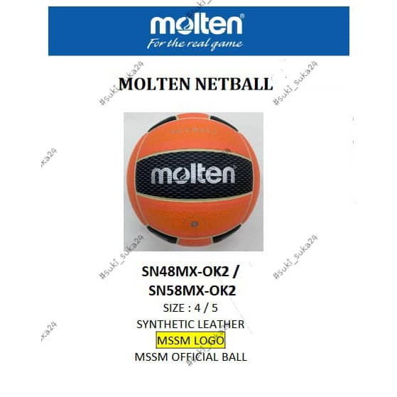 Molten Netball Sn48mx Sn58mx Sn4r P Sn5r P 100 Original