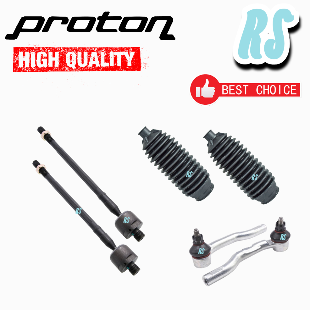 (1 Set) Proton Saga 8V 12V Iswara (Power Steering) Tie Rod End, Rack