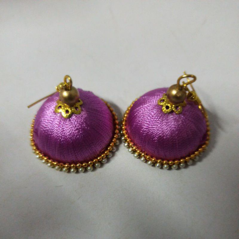 Indian tradisional thread earrings | Shopee Malaysia
