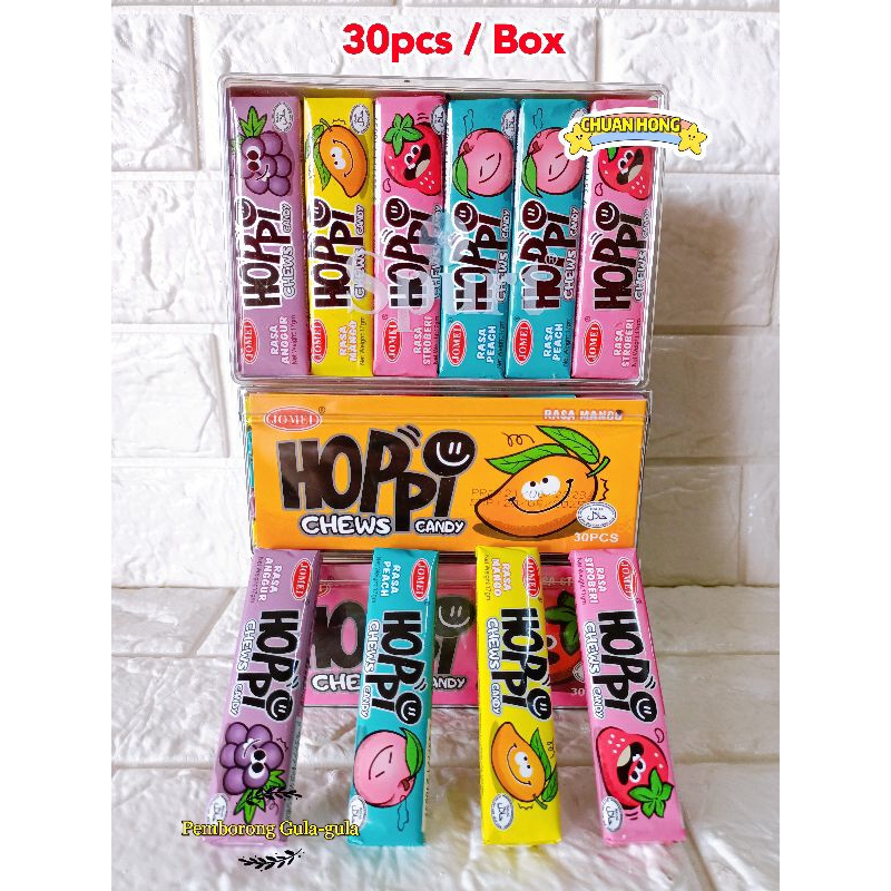 Hoppi Chewy Candy Halal 30pcs / Box | Shopee Malaysia