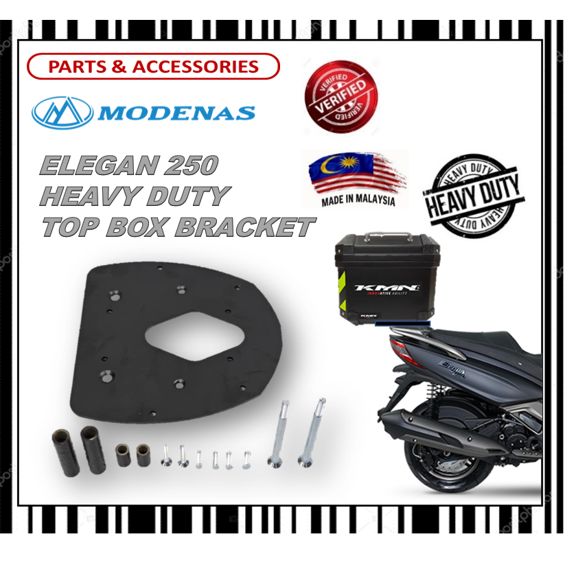 MODENAS SCOOTER ELEGAN 250 TOP BOX BRACKET HEAVY DUTY TOP QUALITY ...