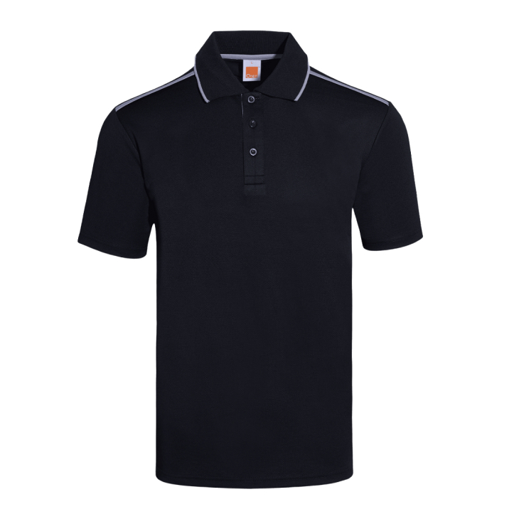 【QUICK DRY】QD64 Microfibre Collar Shirt Polo Tee Unisex White/Black ...