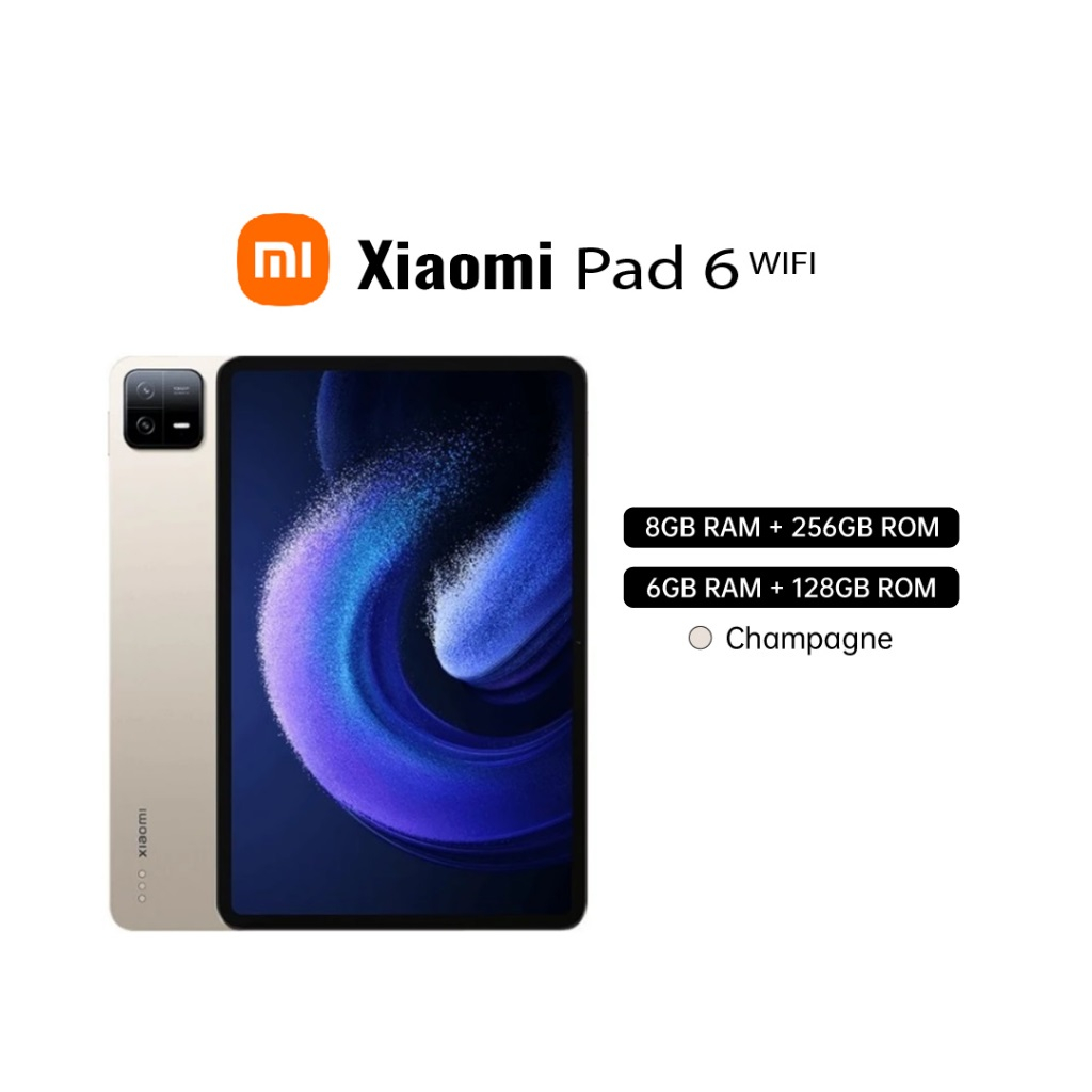 Xiaomi Pad 6 Champagne 6GB+128GB 144Hz 0%EPP] Xiaomi Pad 6 l