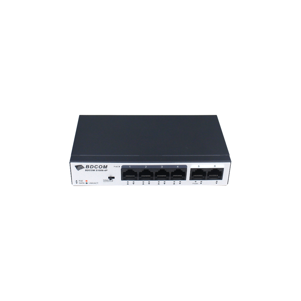 BDCOM Unmanaged 4 Port PoE Switch (S1006-4P) | Shopee Malaysia