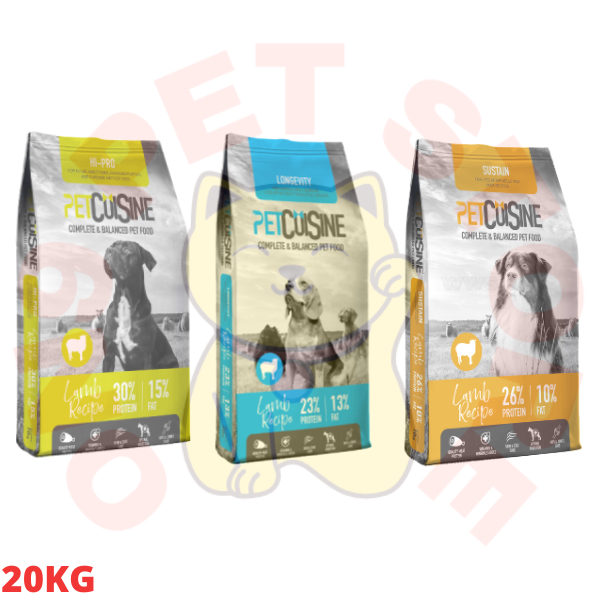 PETCUISINE 20KG Dry Dog Food/ Makanan Anjing/ Pet Food Shopee Malaysia