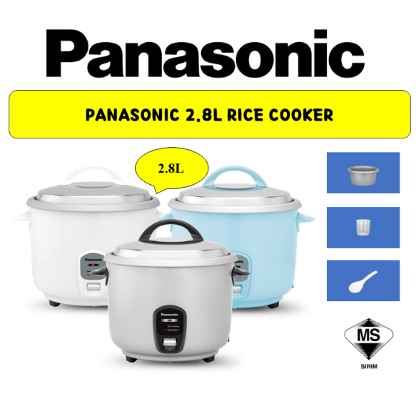 Panasonic SR-E28 Rice Cooker 2.8L - White