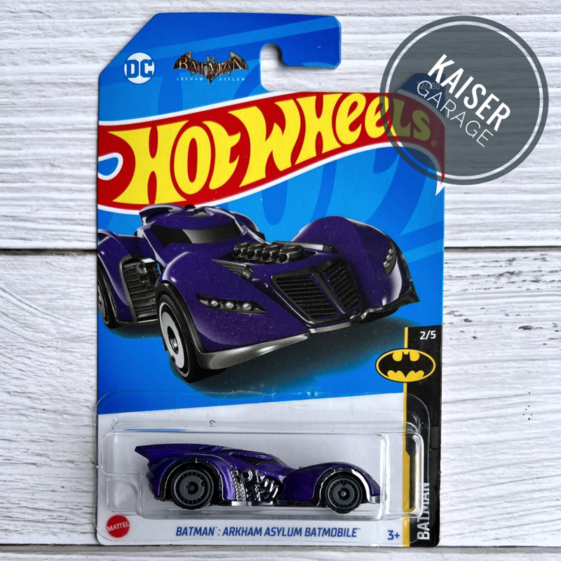 Hot Wheels Batman Arkham Asylum Batmobile Dark Purple Shopee Malaysia 6879