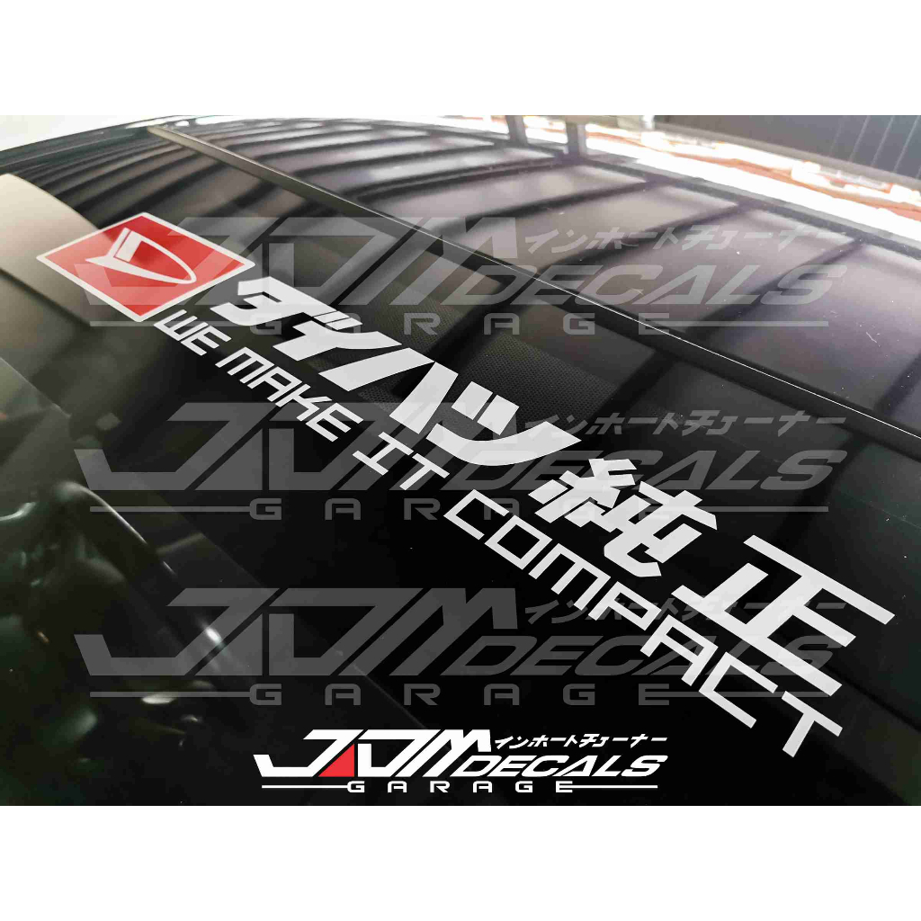 Daihatsu Car Windscreen Vinyl Sticker | Shopee Malaysia