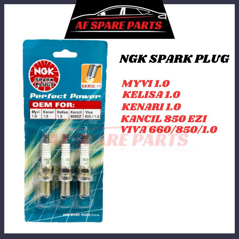 NGK Spark Plug Myvi 1.0 Viva Kelisa Kenari Kancil EZI (Injection) BKR5E