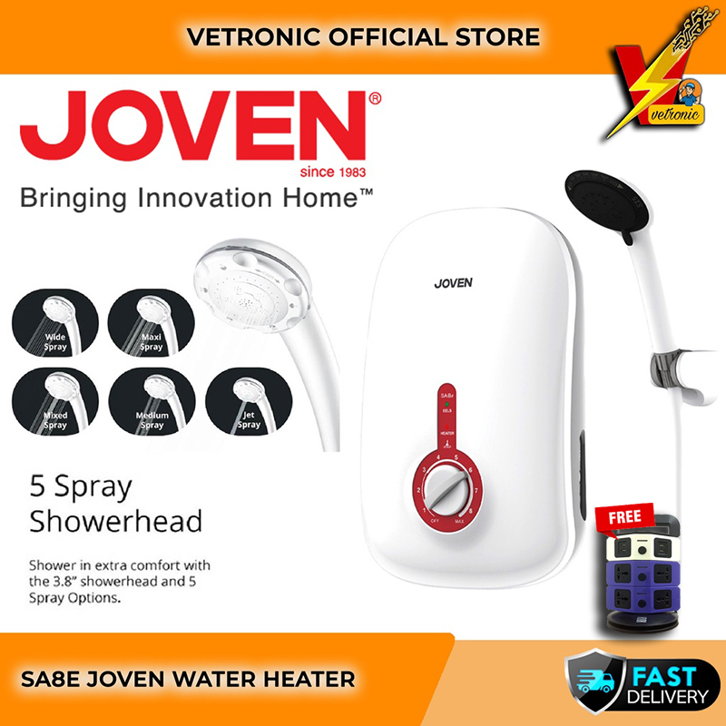 Joven Instant Water Heater Without Pump SA8E SA10E SE1e ELCB Surge